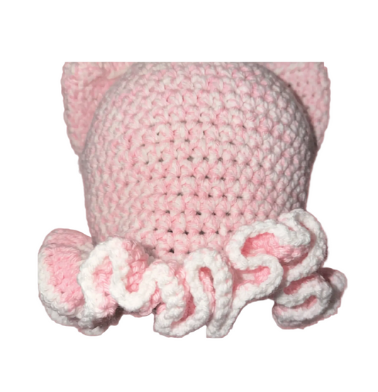 Sweet Pink Ruffle Cat Hat - Inspired by Frosted Treats & Candy Shop Dream