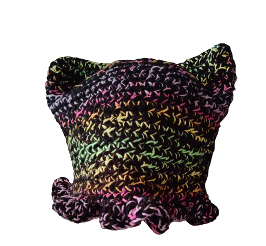Cosmic Ruffle Cat Eye Hat